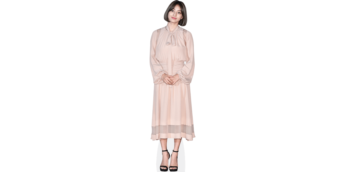 Jihyo (Pink Dress) Cardboard Cutout - Celebrity Cutouts