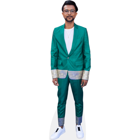 Featured image for “Utkarsh Ambudkar (Green Suit) Cardboard Cutout”