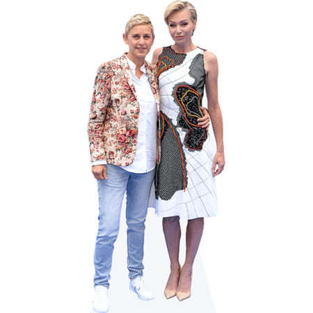 Featured image for “Celebrity Cutouts Ellen Degeneres And Portia De Rossi Mini (Duo)”