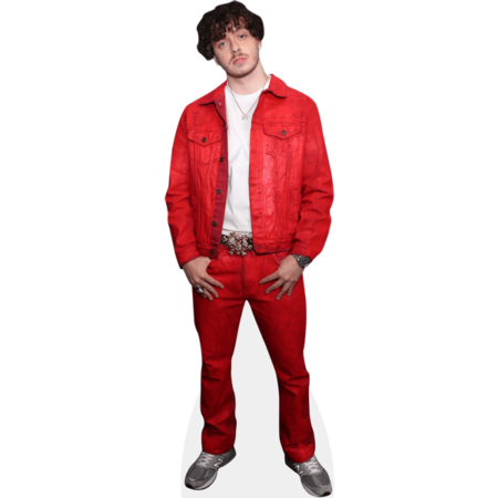 Featured image for “Jack Harlow (Red Outfit) Cardboard Cutout”