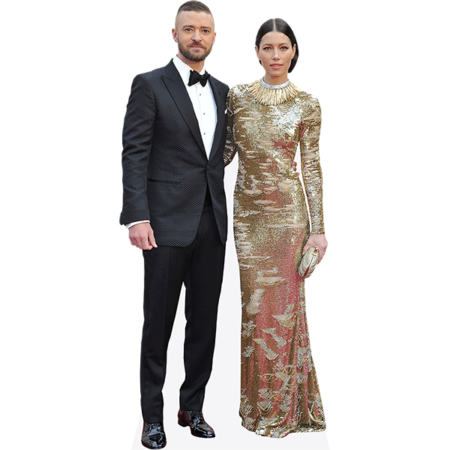 Featured image for “Celebrity Cutouts Justin Timberlake And Jessica Biel Mini (Duo)”