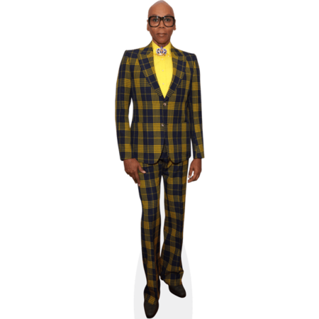 Featured image for “RuPaul (Checkered Suit) Cardboard Cutout”
