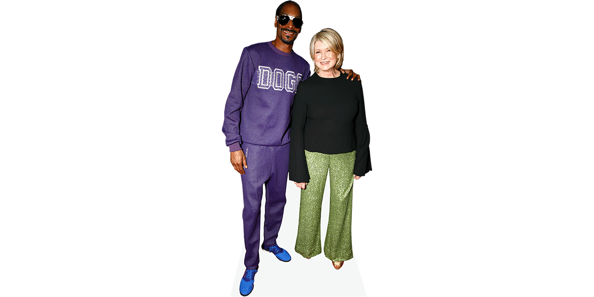 Celebrity Cutout Snoop Dogg And Martha Stewart Mini (Duo) Celebrity