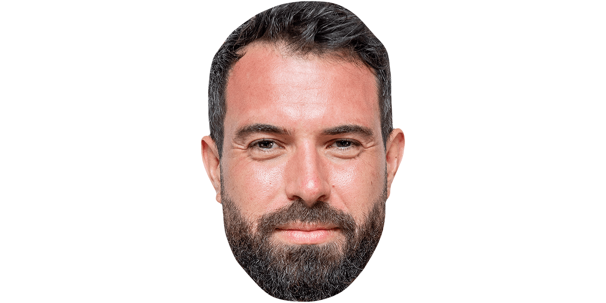 Details about  / Tom Cullen Big Head Beard Larger than life mask.