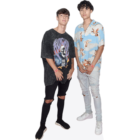 Featured image for “Giovanny Valencia And Bryce Hall (Duo) Celebrity Cutout”