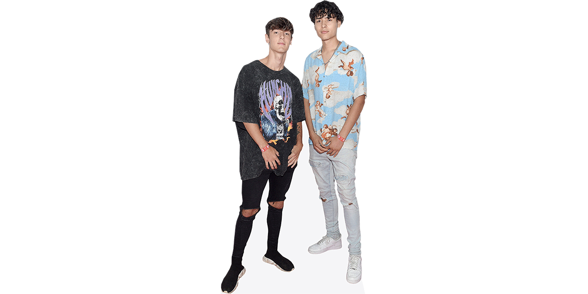 Featured image for “Giovanny Valencia And Bryce Hall (Duo) Celebrity Cutout”