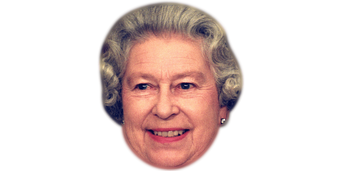 Featured image for “HRH The Queen (Smile) Celebrity Mask”