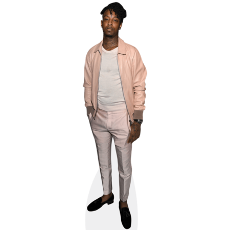 Featured image for “21 Savage (Pink Jacket) Cardboard Cutout”