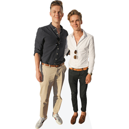 Featured image for “Joe Sugg And Caspar Lee (Duo 2) Celebrity Cutout”