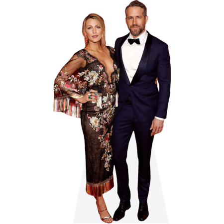 Featured image for “Blake Lively And Ryan Reynolds (Mini Duo) Celebrity Cutout”