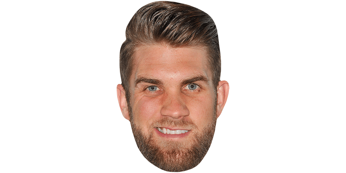 Bryce Harper (Beard) Celebrity Mask Celebrity Cutouts