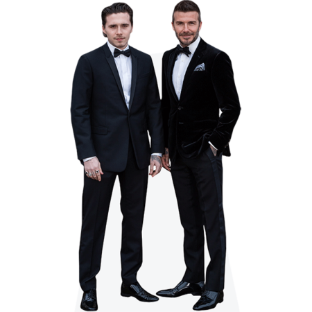 Featured image for “David And Brooklyn Beckham (Mini Duo 2) Celebrity Cutout”