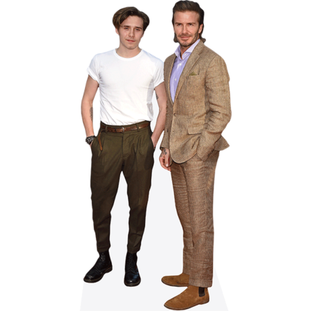 Featured image for “David And Brooklyn Beckham (Mini Duo) Celebrity Cutout”
