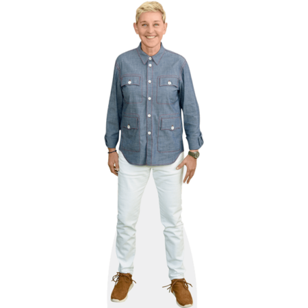 Featured image for “Ellen DeGeneres (Casual) Cardboard Cutout”