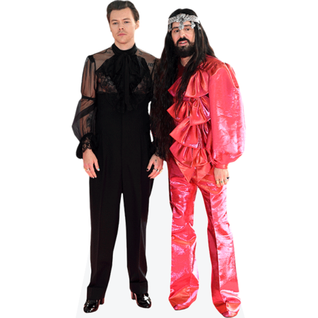 Featured image for “Harry Styles and Alessandro Michele (Mini Duo) Celebrity Cutout”