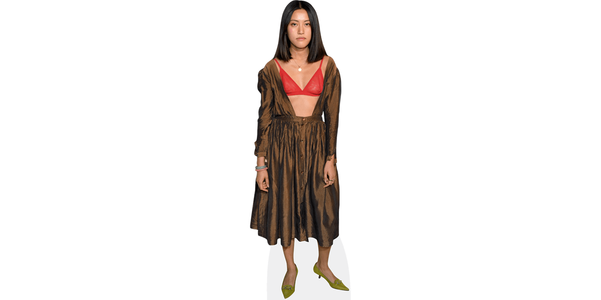 Joyce Ng (Brown Dress) Cardboard Cutout