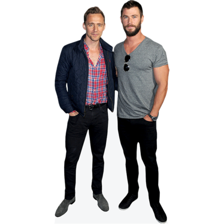 Featured image for “Tom Hiddleston And Chris Hemsworth (Mini Duo) Celebrity Cutout”