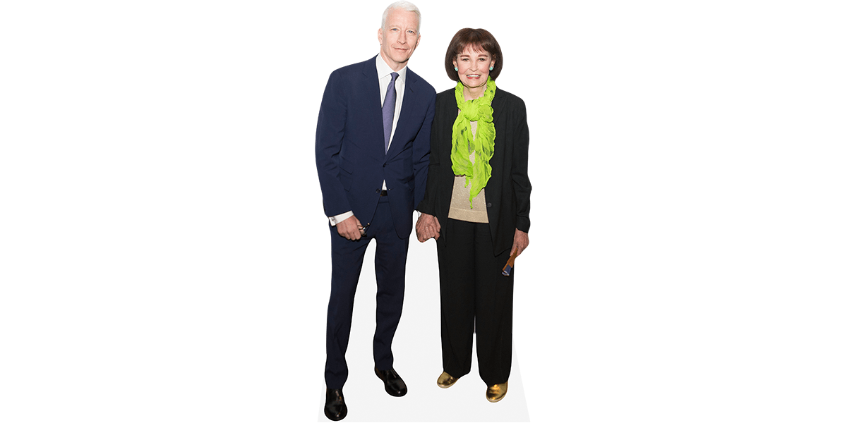 Featured image for “Anderson Cooper And Gloria Vanderbilt (Duo) Mini Celebrity Cutout”