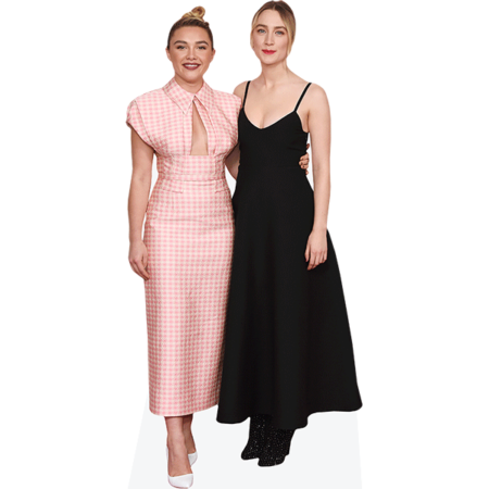 Featured image for “Florence Pugh And Saoirse Ronan (Duo) Mini Celebrity Cutout”