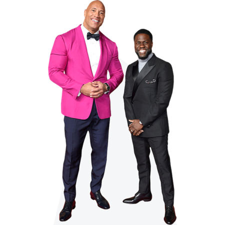 Featured image for “Kevin Hart And Dwayne Johnson (Duo) Celebrity Cutout”