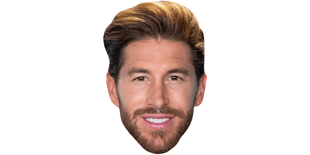 Sergio Ramos (Beard) Celebrity Mask - Celebrity Cutouts