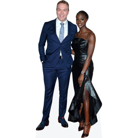 Featured image for “Sir Chris Hoy And Dina Asher-Smith (Duo) Mini Celebrity Cutout”