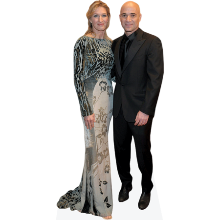 Featured image for “Steffi Graff And Andre Agassi (DUO) Mini Celebrity Cutout”