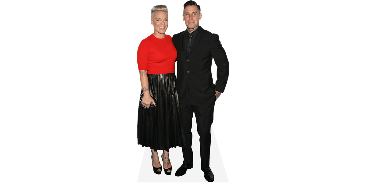 Featured image for “Alecia Moore And Carey Hart (Duo) Mini Celebrity Cutout”
