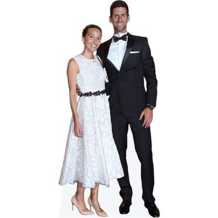 Featured image for “Jelena Djokovic And Novak Djokovic (Duo) Mini Celebrity Cutout”