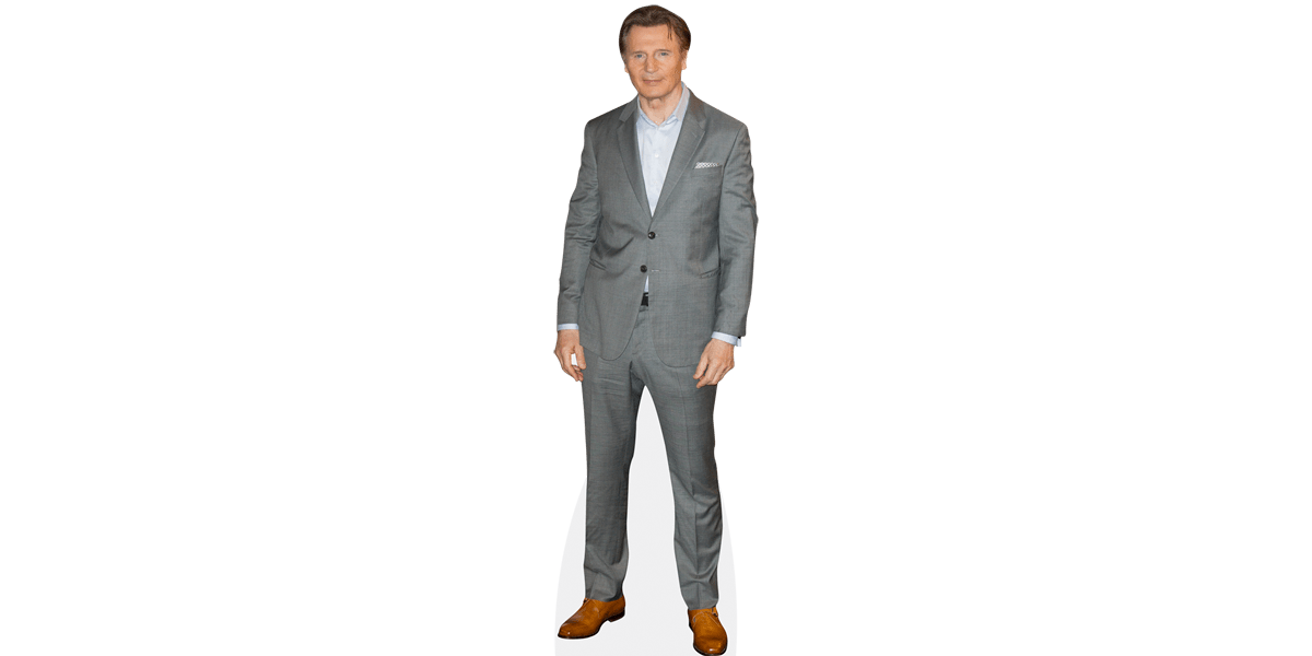 Black Suit Mini Size Cutout Liam Neeson 