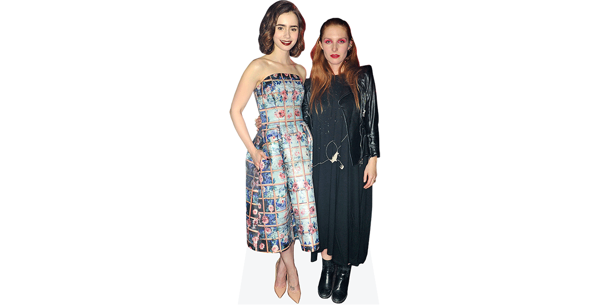 Featured image for “Lilly Collins And Josephine De La Baume (Duo) Mini Celebrity Cutout”
