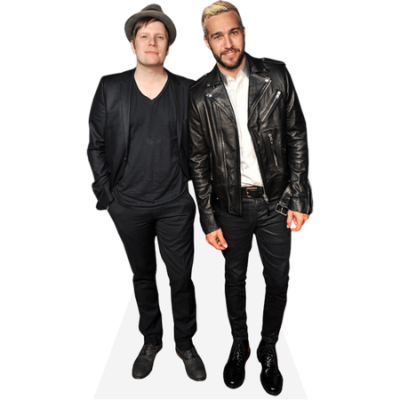 Featured image for “Pete Wentz And Patrick Stump (Duo) Mini Celebrity Cutout”