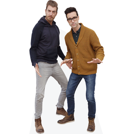Featured image for “Rhett Mclaughlin And Charles Lincoln Neal (Duo) Mini Celebrity Cutout”