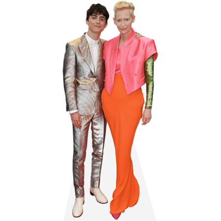 Featured image for “Tilda Swinton And Timothee Chalamet (Duo) Mini Celebrity Cutout”