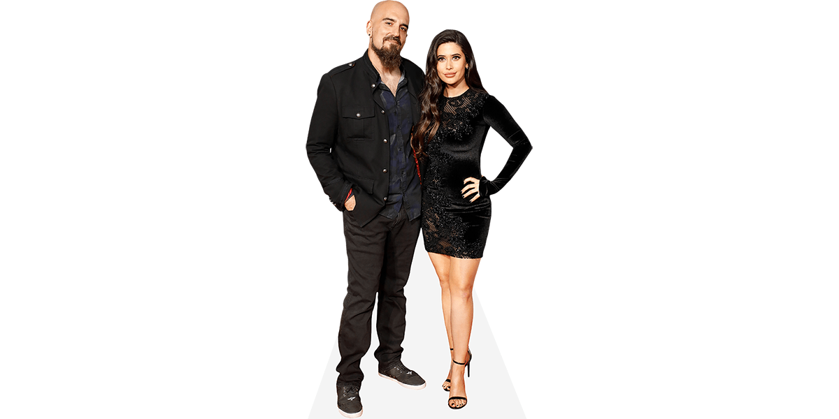 Tony Fly And Gabrielle Symon (Duo) Mini Celebrity Cutout - Celebrity Cutouts