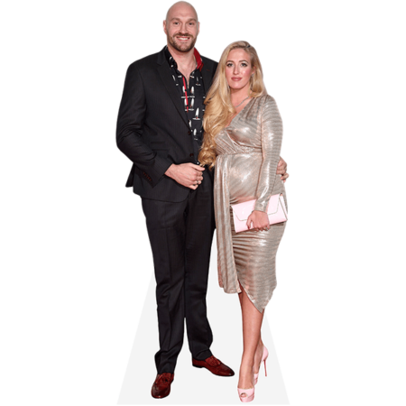 Featured image for “Tyson Fury And Paris Fury (Duo) Mini Celebrity Cutout”