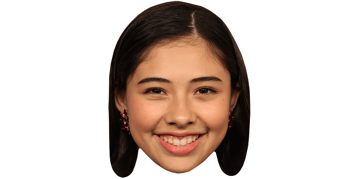 Xochitl Gomez (Smile) Celebrity Mask - Celebrity Cutouts