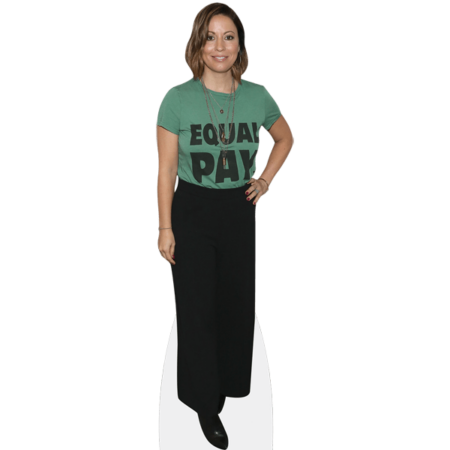 Featured image for “Kay Cannon (Green Top) Cardboard Cutout”