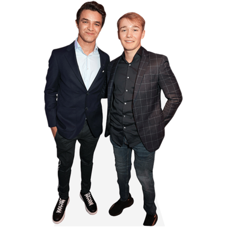 Featured image for “Lando Norris And Billy Monger (Duo) Mini Celebrity Cutout”