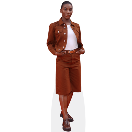 Featured image for “Michaela Coel (Brown Jacket) Cardboard Cutout”