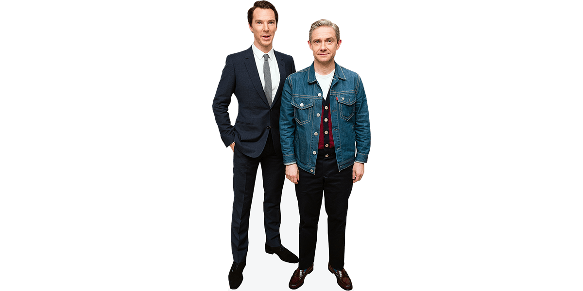 Featured image for “Benedict Cumberbatch And Martin Freeman (Duo) Mini Celebrity Cutout”