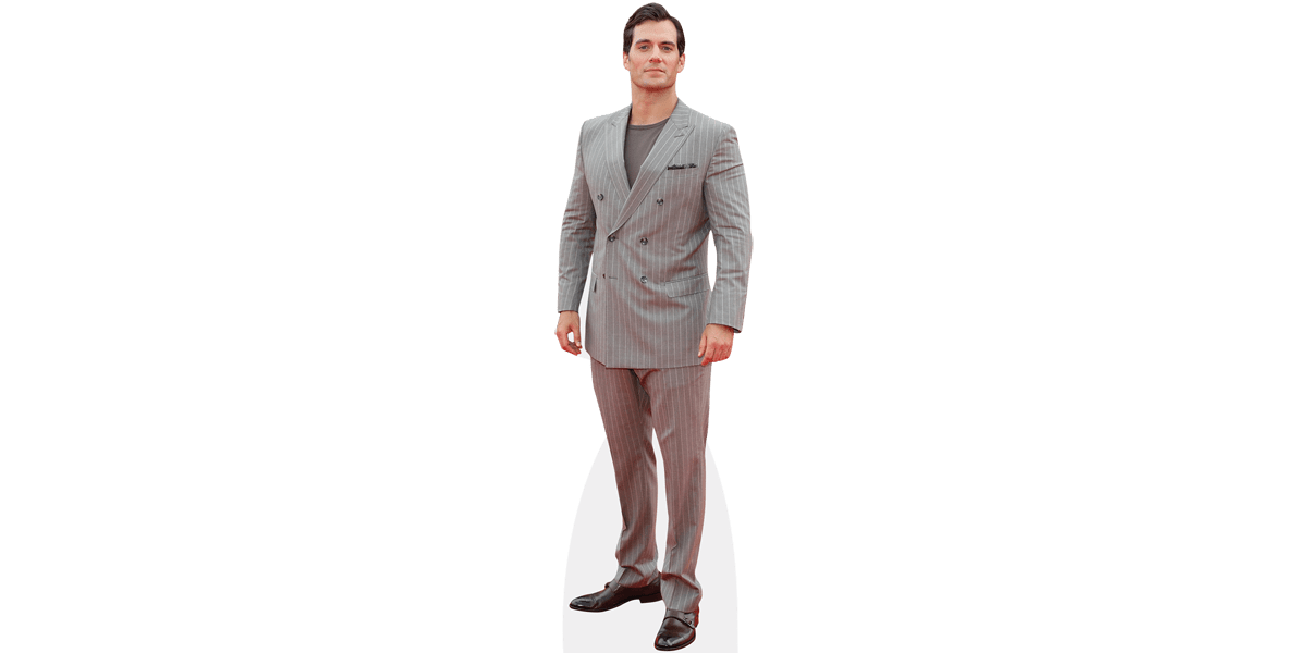 Henry Cavill Suit mini size Standee. Cardboard Cutout