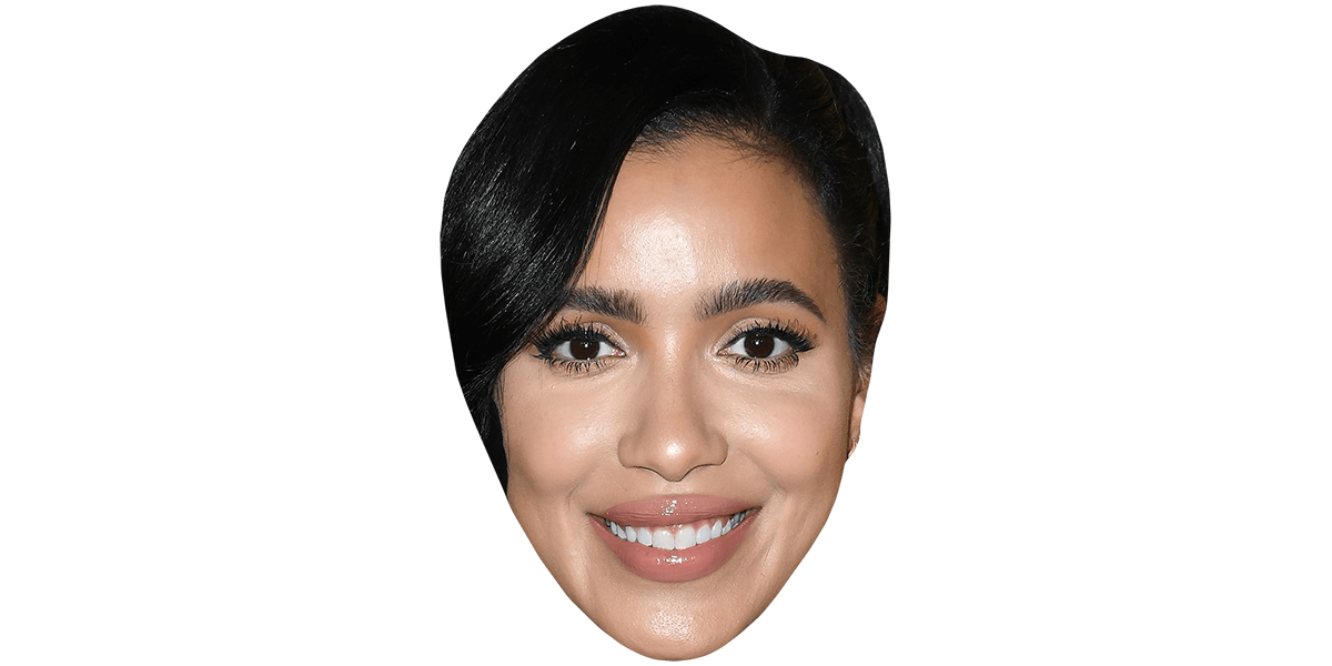 Julissa Bermudez (Smile) Celebrity Mask - Celebrity Cutouts