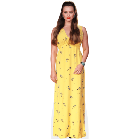 Featured image for “Katherine Langford (Yellow) Cardboard Cutout”