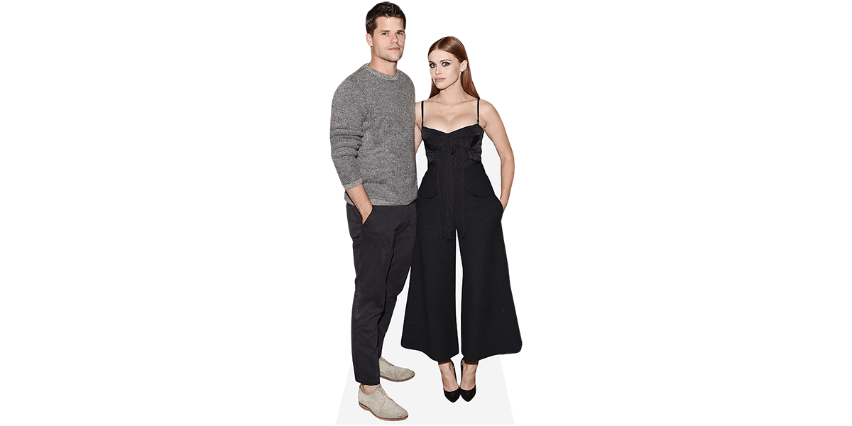 Featured image for “Max Carver And Holland Roden (Duo) Mini Celebrity Cutout”