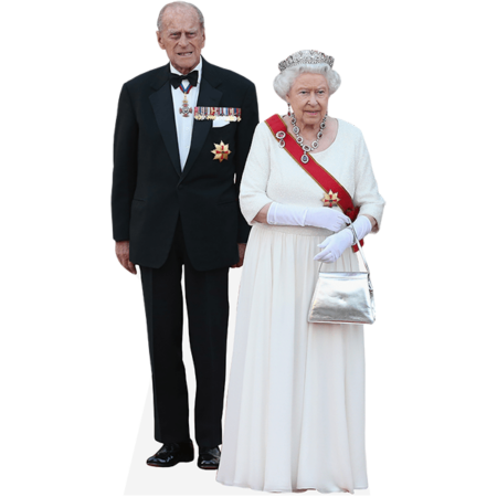 Featured image for “Queen Elizabeth II And Prince Philip (Duo) Mini Celebrity Cutout”