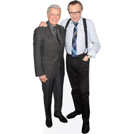 Featured image for “Regis Philbin And Larry King (Duo) Mini Celebrity Cutout”