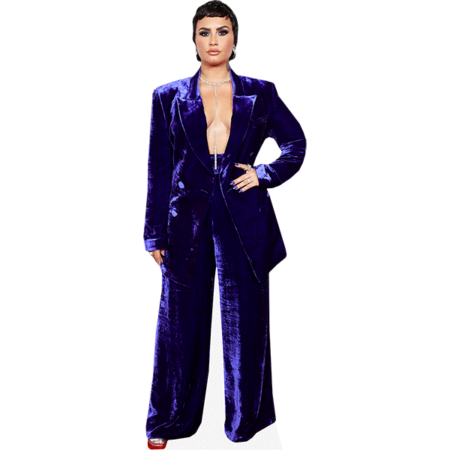 Featured image for “Demi Lovato (Purple Outfit) Cardboard Cutout”