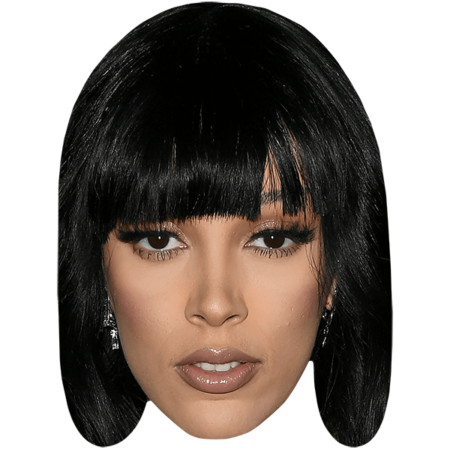 Featured image for “Doja Cat (Black Hair) Celebrity Mask”