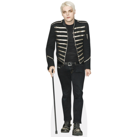 Featured image for “Gerard Way (Black Jacket) Cardboard Cutout”
